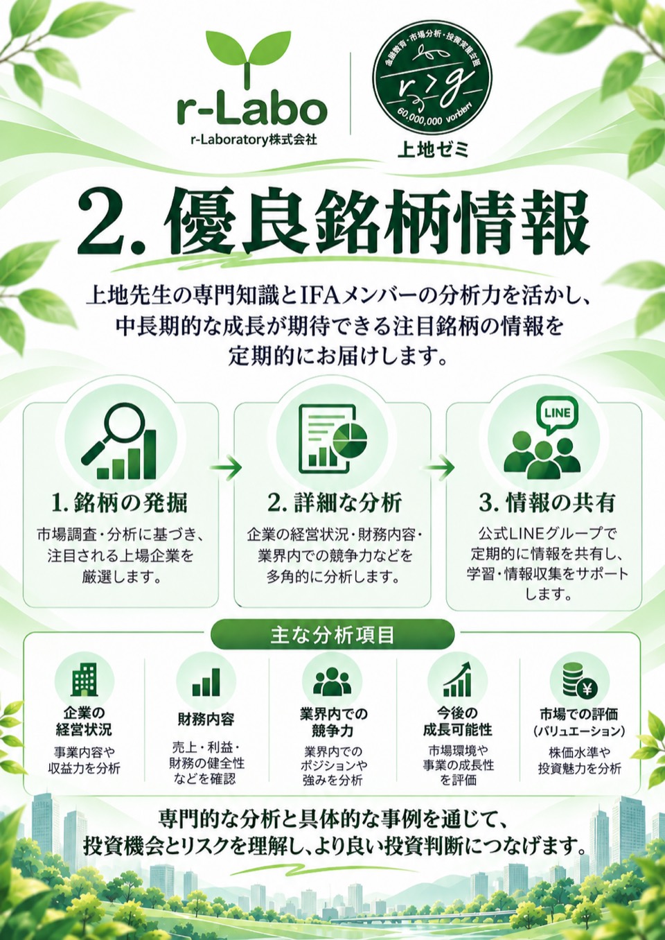 優良銘柄情報